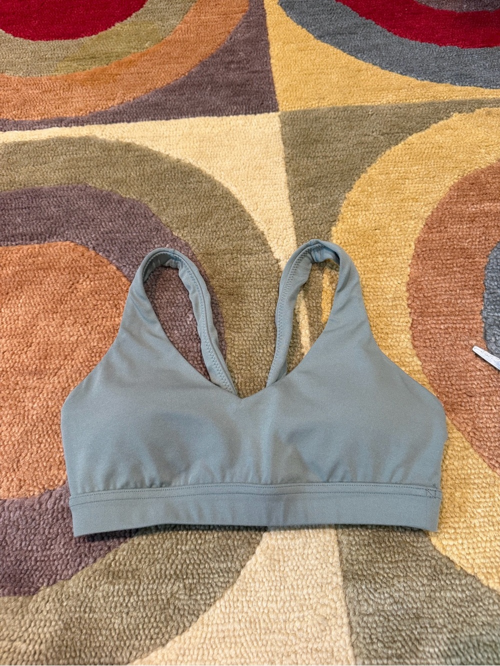 Offline by Aerie Real Me Sports Bra Removable Padding Olive Green Size Small